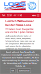 Mobile Screenshot of loos-dortmund.de